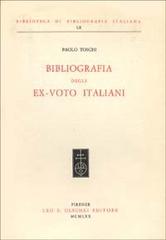 Bibliografia degli ex-voto italiani di Paolo Toschi edito da Olschki