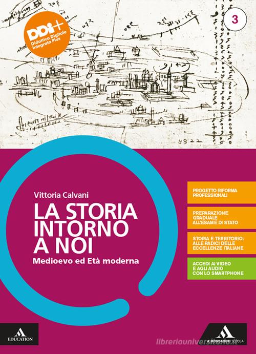 La storia intorno a noi. Con Educazione civica e Percorsi di storia dell'alimentazione e ospitalità. Per il triennio degli Ist. professionali. Con e-book. Con espansion vol.3 di Vittoria Calvani edito da Mondadori Scuola