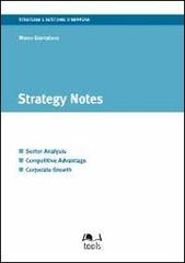 Strategy notes di Marco Giarratana edito da EGEA Tools