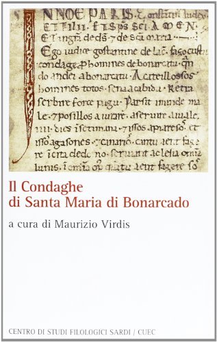 Il Condaghe di Santa Maria di Bonarcado edito da CUEC Editrice