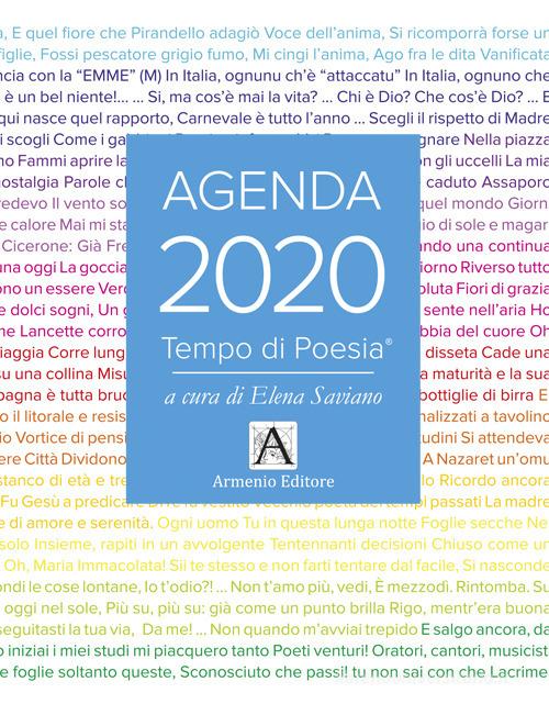 Tempo di poesia. Agenda 2020 edito da Armenio