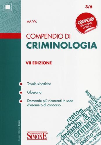 Compendio di criminologia edito da Edizioni Giuridiche Simone