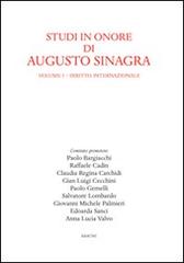 Studi in onore di Augusto Sinagra vol.1 edito da Aracne