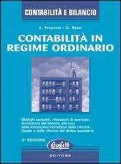 Contabilità in regime ordinario di Adriano Propersi, Giovanna Rossi edito da Buffetti