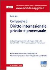 Compendio di diritto internazionale privato e processuale di Davide Sole edito da Maggioli Editore