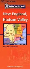 New England. Hudson Valley 1:500.000 edito da Michelin Italiana