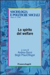 Lo spirito del welfare edito da Franco Angeli