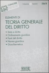 Elementi di teoria generale del diritto edito da Edizioni Giuridiche Simone
