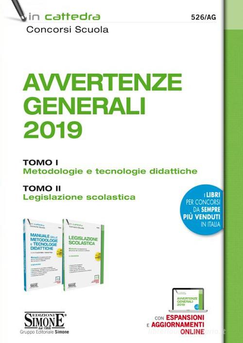 Avvertenze generali. Con espansioni e aggiornamenti online edito da Edizioni Giuridiche Simone