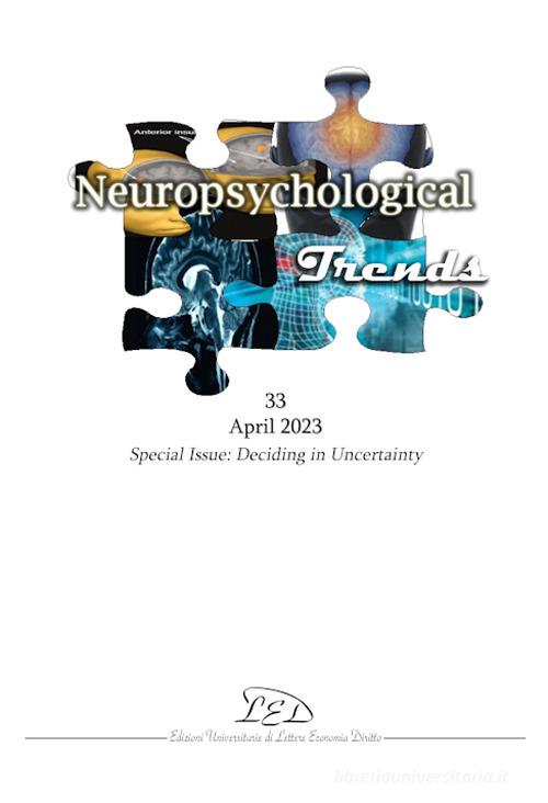 Neuropsychogical trends (2023) vol. 33 edito da LED Edizioni Universitarie