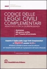 Codice delle leggi civili complementari. Annotato con la giurisprudenza edito da La Tribuna