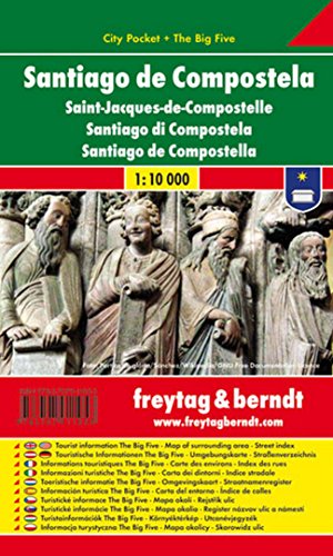 Santiago de Compostela 1:10.000 edito da Freytag & Berndt