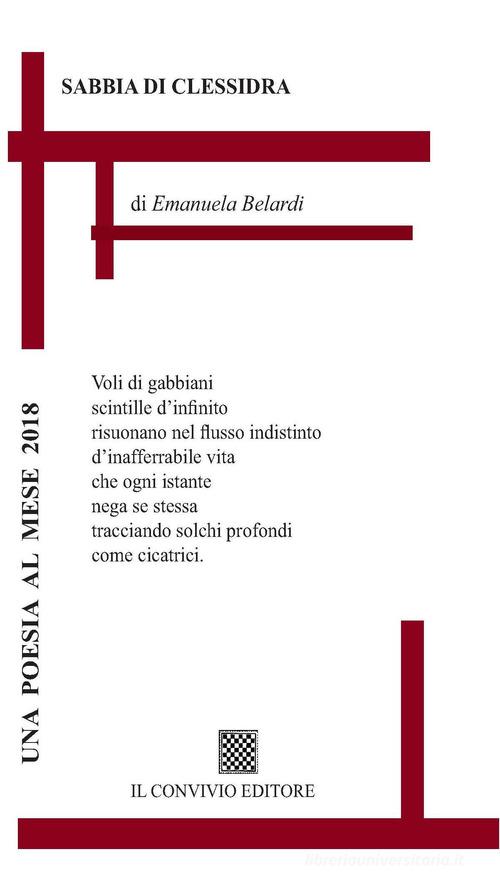 Sabbia di clessidra di Emanuela Belardi edito da Il Convivio