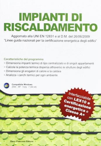 Impianti di riscaldamento. CD-ROM di Daniele Alberti, Antonio Mazzon edito da Flaccovio Dario