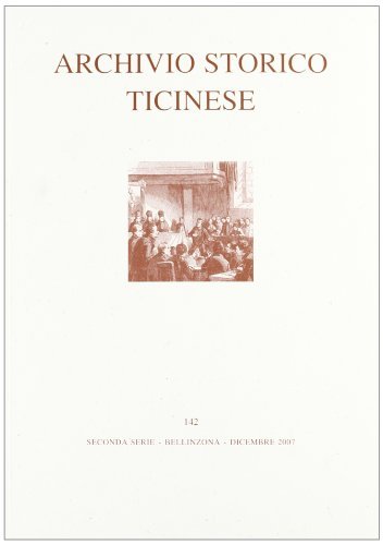 Archivio storico ticinese vol.142 edito da Archivio Storico Ticinese