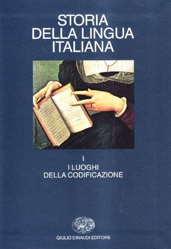 Storia della lingua italiana vol.1 edito da Einaudi