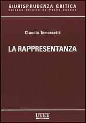 La rappresentanza di Claudio Tomassetti edito da UTET