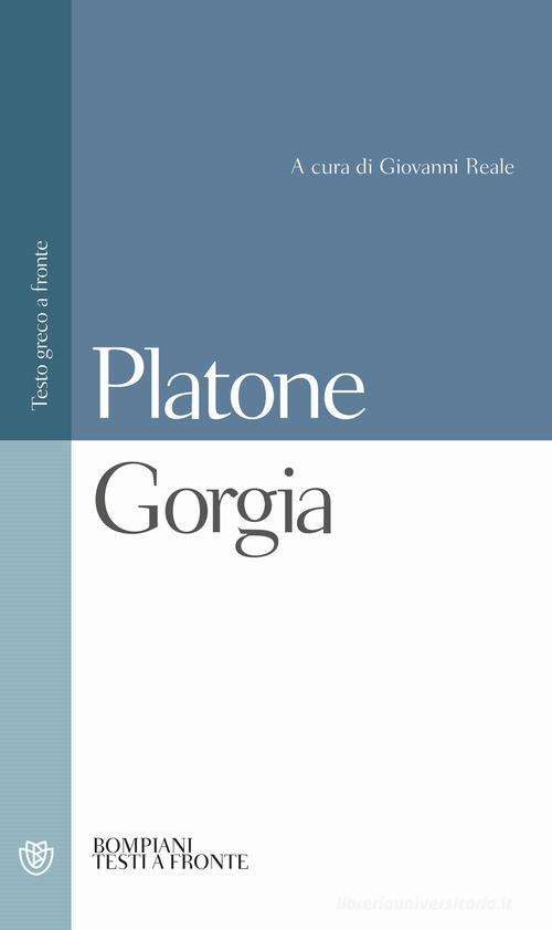 Gorgia di Platone edito da Bompiani