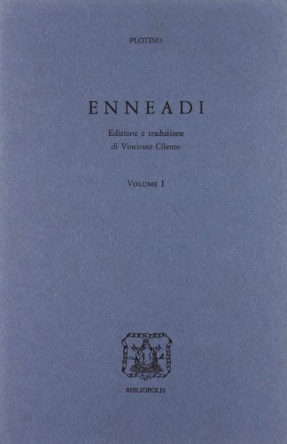 Enneadi di Plotino edito da Bibliopolis