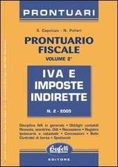 Prontuario fiscale vol.2 di Saverio Capolupo, Nicolò Pollari edito da Buffetti