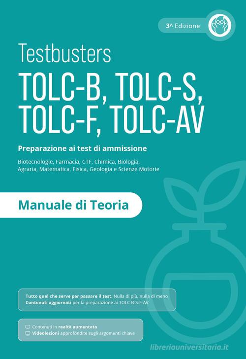 Testbusters TOLC-B-S-F-AV. Manuale di teoria edito da Testbusters