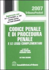 Codice penale e di procedura penale e le leggi complementari edito da La Tribuna