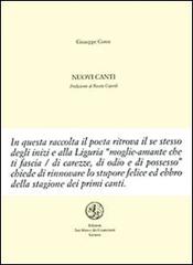 Nuovi canti di Giuseppe Conte edito da San Marco dei Giustiniani
