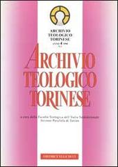 Archivio teologico torinese (1998) edito da Editrice Elledici