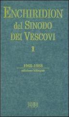 Enchiridion del sinodo dei vescovi. Ediz. bilingue vol.1 edito da EDB