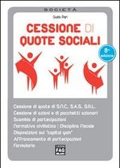 Cessione di quote sociali di Guido Pari edito da FAG