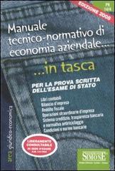 Manuale tecnico-normativo di economia aziendale edito da Edizioni Giuridiche Simone