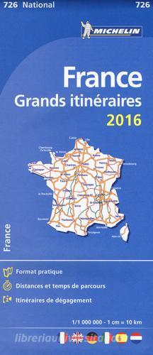 France. Grands itinéraires 1:1.000.000 edito da Michelin Italiana