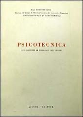 Psicotecnica con elementi di psicologia del lavoro di Tommaso Sessa edito da Liguori