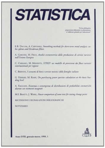 Statistica (1998) vol.1 edito da CLUEB