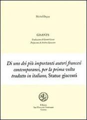 Gisants di Michel Deguy edito da San Marco dei Giustiniani
