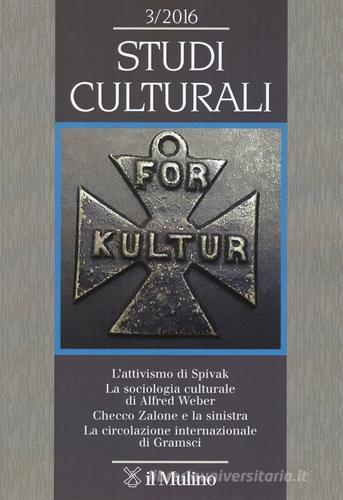 Studi culturali (2016) vol.3 edito da Il Mulino