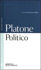Politico. Testo greco a fronte di Platone edito da Bompiani