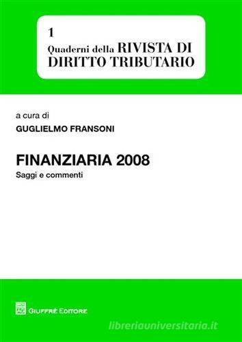 Finanziaria 2008 edito da Giuffrè