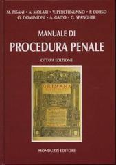 Manuale di procedura penale edito da Monduzzi
