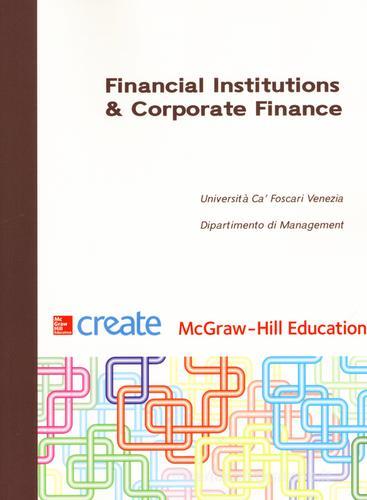 Financial institutions & corporate finance edito da McGraw-Hill Education