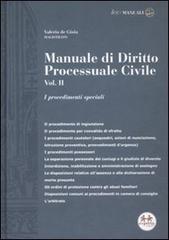 Manuale di diritto processuale civile vol.2 di Valerio De Gioia edito da Experta