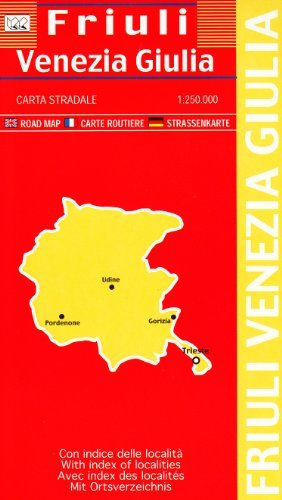 Friuli Venezia Giulia 1:250.000 (72x63) edito da LAC