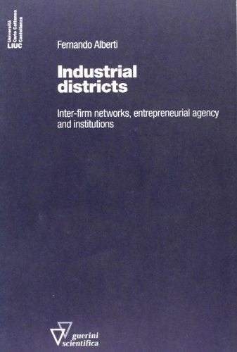 Industrial districts. Inter-firm networks, entrepreneurial agency and institutions di Fernando Alberti edito da Guerini Scientifica