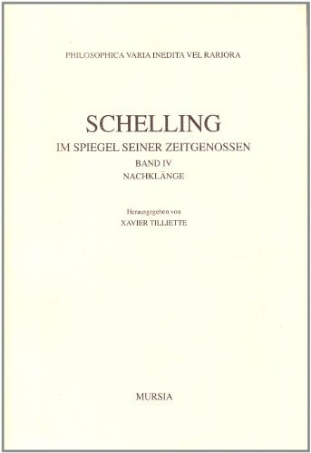 Im Spiegel seiner Zeitgenossen vol.4 di Friedrich W. Schelling edito da Ugo Mursia Editore
