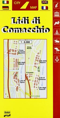 Lidi di Comacchio 1:6.000 edito da Belletti