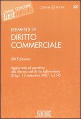 Elementi di diritto commerciale edito da Edizioni Giuridiche Simone
