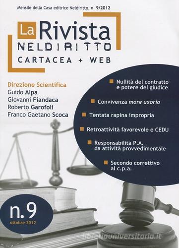La rivista di Neldiritto (2012) vol.9 edito da Neldiritto.it