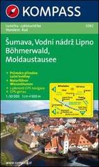 Carta escursionistica n. 2082. Repubblica Ceca. Böhmerwald/Stausee 1:50.000. Adatto a GPS. DVD-ROM digital map edito da Kompass