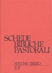 Schede bibliche pastorali vol.3 edito da EDB