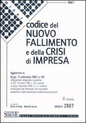 Codice del nuovo fallimento e della crisi d'impresa edito da Edizioni Giuridiche Simone
